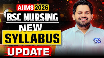 📢 AIIMS BSc Nursing 2026: NEW SYLLABUS Released! | AIIMS 2026 Syllabus, Preparation Strategy 🔥