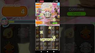 Pokemon Shuffle Mobile - How to clear Main Stage 83 Cottonee without spending coins #shorts