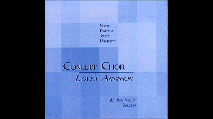 Corpus Christi Carol | Trond Kverno [NDSU Concert Choir]