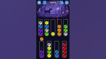 Ball Sort Puzzle - Level 20 #ballsortpuzzle #game # colors #balls #puzzle