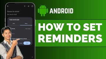 How to Set Reminders on Android !
