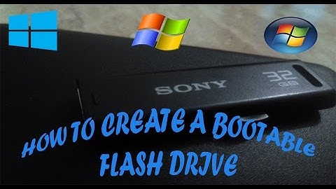 How to create a Bootable USB/Flash Drive in Windows 8/7/XP/Vista