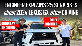 ENGINEER EXPLAINS 25 SURPRISES about 2024 LEXUS GX after DRIVING THE VEHICLE  MOST DETAILED REVIEW