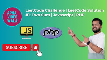 LeetCode Challenge | LeetCode Solution #1: Two Sum | Javascript | PHP