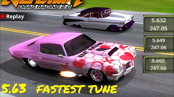 5.63 Split Bumper Camaro Tune - No Limit Drag Racing 2.0