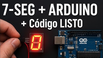 Visualizador 7-Segmentos con Arduino — Explicación Rápida + Código Listo (Paso a Paso)