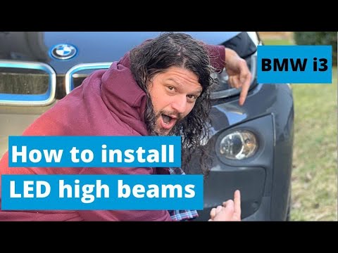 How to Install LED High Beams | BMW i3