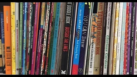 AdultColorbook Collection and Finished Flip