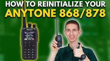 How to reinitialize your AnyTone 868/878