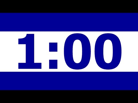 1 Minute Timer With Alarm
