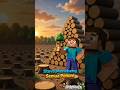 Minecraft AI # 1 — Steve Menebang Semua Pohon 🌳 #minecraftshorts #lingkungan #tebangpohonbesar #fyp