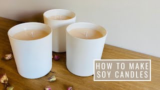 How To Make Soy Candles | Beginners Candle Making Tutorial