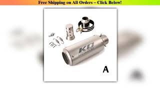 38-51MM Universal Motorcycle Racing Dirt Bike ATV Exhaust Muffler Tail Pipe Removable DB Killer