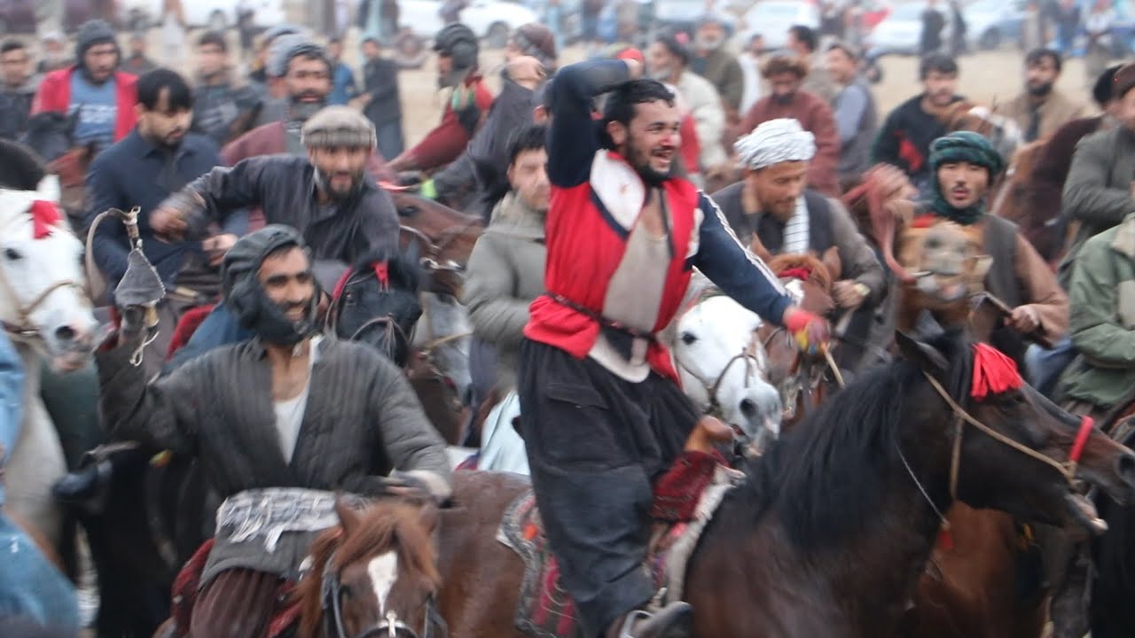 بزکشی ولایت تخار مرکز تالقان پهلوان سمیع الله اخر اوغلاق دوم روز دوم Buzkhasi Afghanistan Takhar 