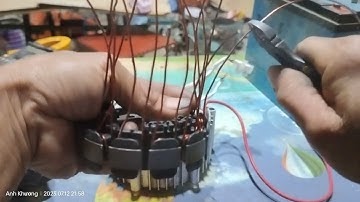 @ chia sẻ cách quấn mô tơ secvo chạy áp thấp 12v tua 2500 v/ p LH 0978593047.