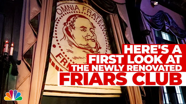 Here's A First Look: NY Iconic Friars Club Reopens...