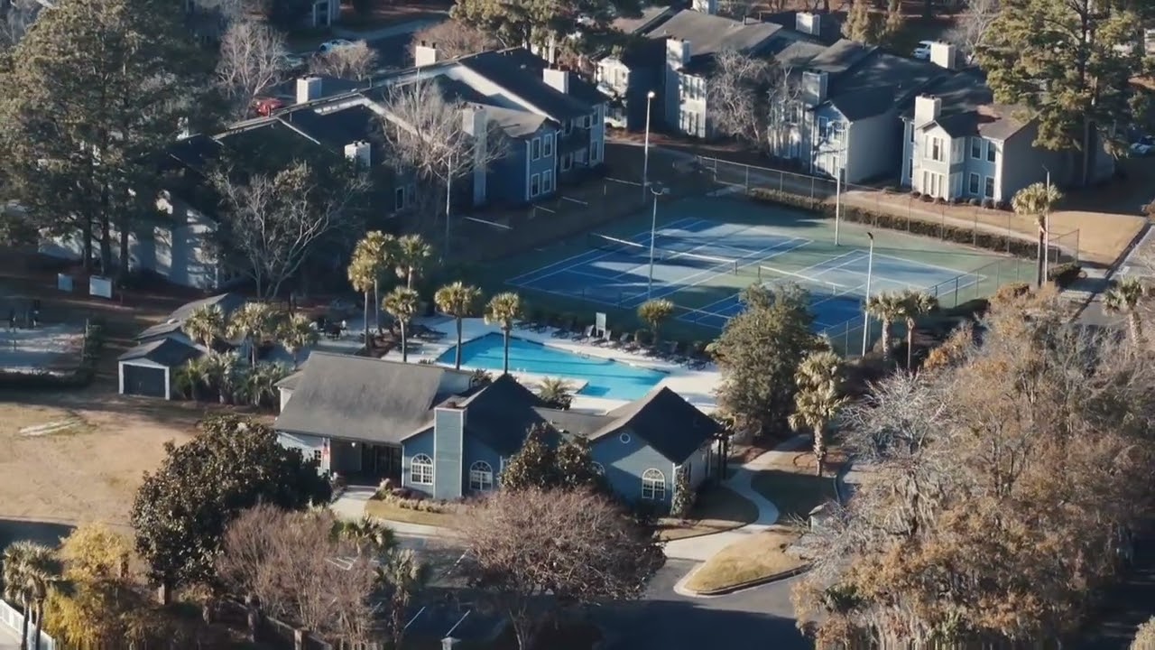 Drone Footage - Charleston, SC - Hampton Pointe Apartments in West Ashley