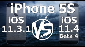 iPhone 5S : iOS 11.4 Beta 4 vs iOS 11.3.1 Speed Test Build 15F5071a