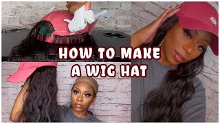 How To | HAT WIG FOR BEGINNERS (EASY & AFFORDABLE)