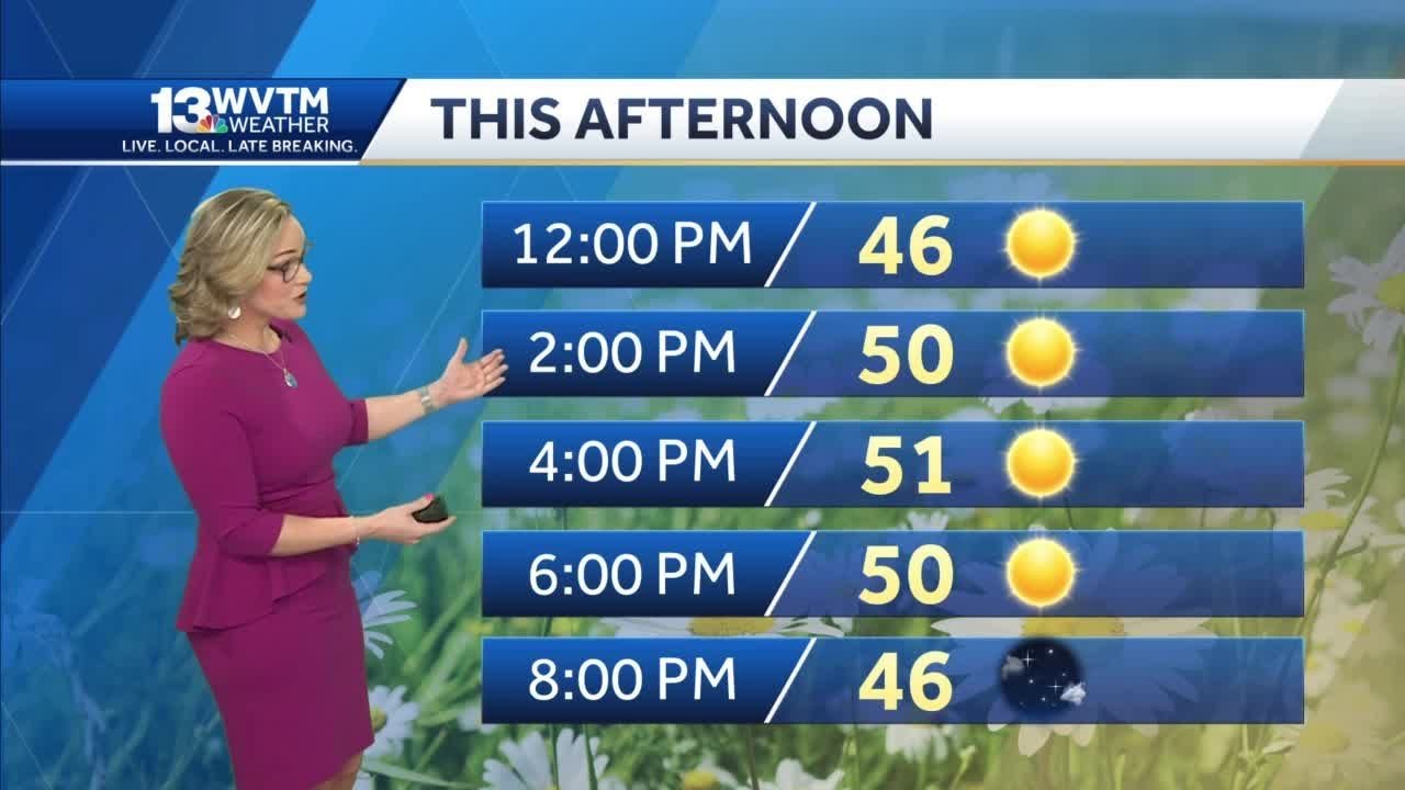 Sunny week with a few freezing mornings this week, rain Friday - YouTube