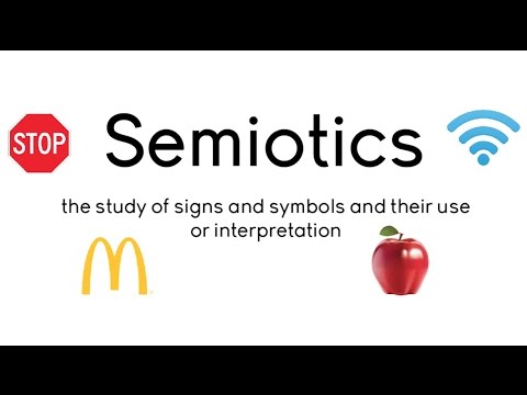 ვიდეო: არის თუ არა სემიოლოგია სემიოტიკის მსგავსი?