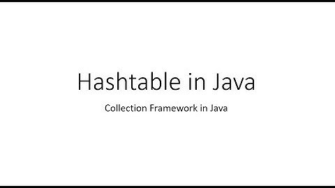 Hashtable in Java
