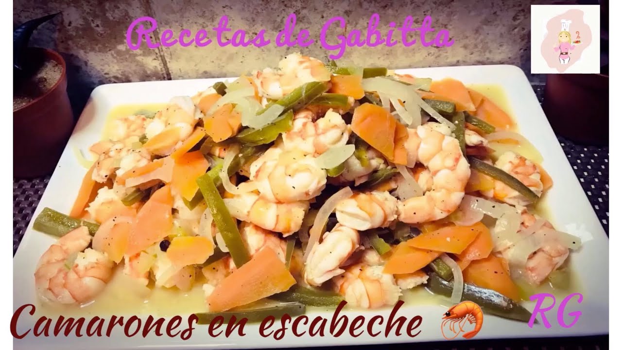 Camarones en escabeche, fácil y delicioso 😋