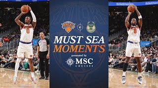 The Knicks played GOOD TEAM BALL vs the Milwaukee Bucks March 28 2025 FULL Game Highlights