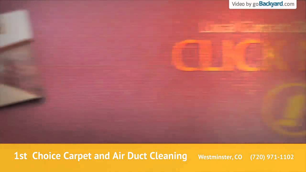 1st Choice Carpet and Air Duct Cleaning YouTube