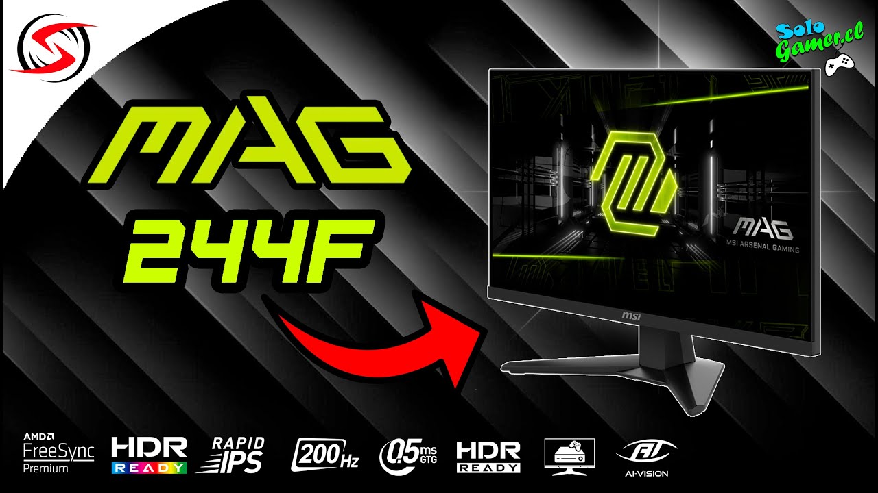 WE REVIEW THE MSI MAG 244F - YouTube