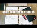 Using functional stickers in your planner functionalstickers howtousestickers