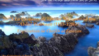 20-24 La Croyance de Muhammad Ibn `Abdul Wahhaab (Cheikh al Fawzan) - Soulayman al Hayiti