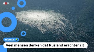 Gasleidingen in zee expres kapotgemaakt: Wat is er aan de hand?
