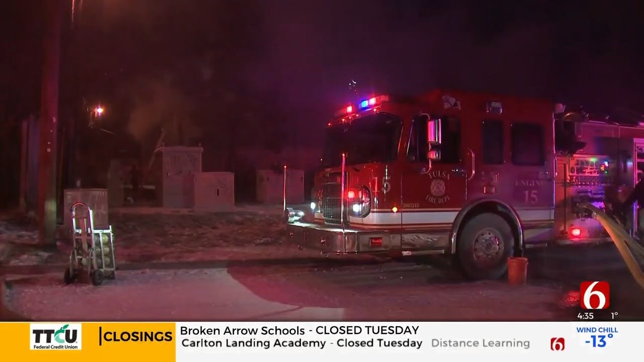 Abandoned Apartment Fire In Tulsa Under Investigation - YouTube