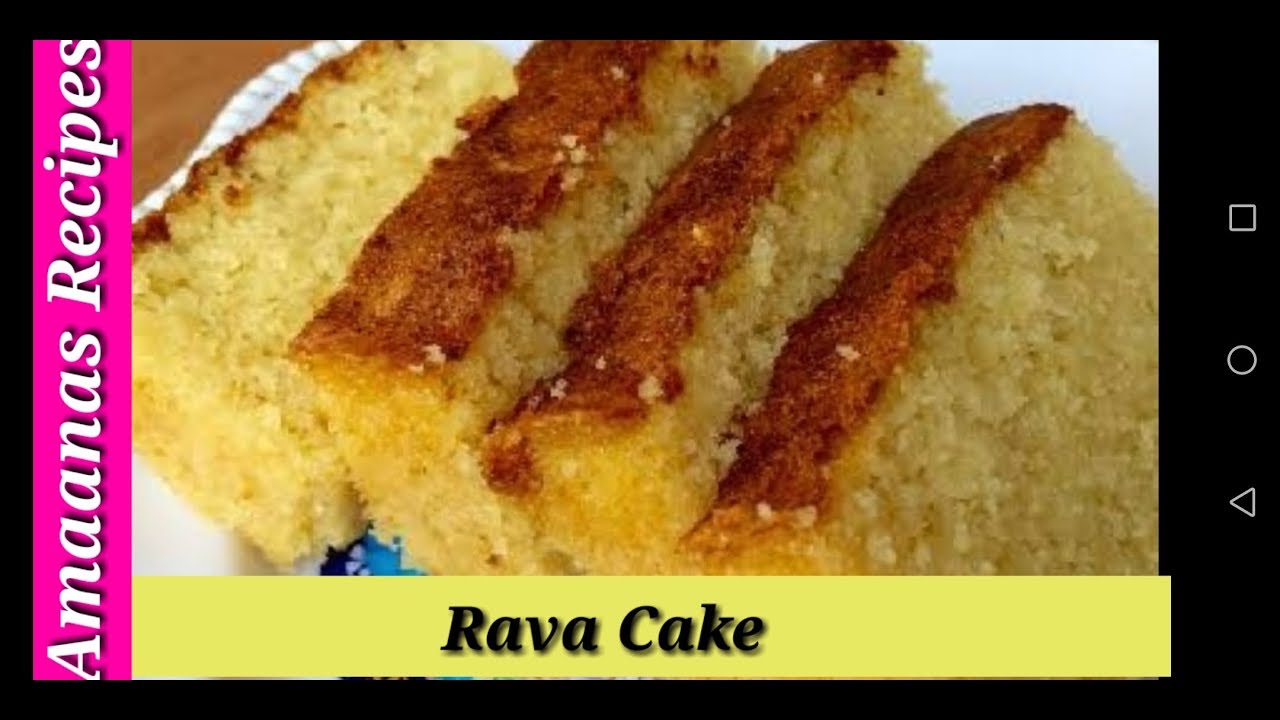 Super Easy Rawa/Suji Cake without Baking powder, without Baking Soda