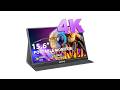 Review KYY 4K Portable Monitor 15.6 Inch UHD Laptop Travel Display