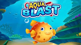 Aqua Blast: Fish Matching 3 Puzzle & Ball Blast (Gameplay Android) screenshot 2