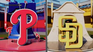 Mlb the show 24 PS5 Gameplay Philadelphia Phillies vs San Diego Padres Pitching Duel