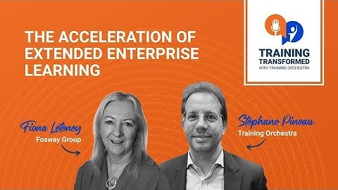 The Acceleration of Extended Enterprise Learning