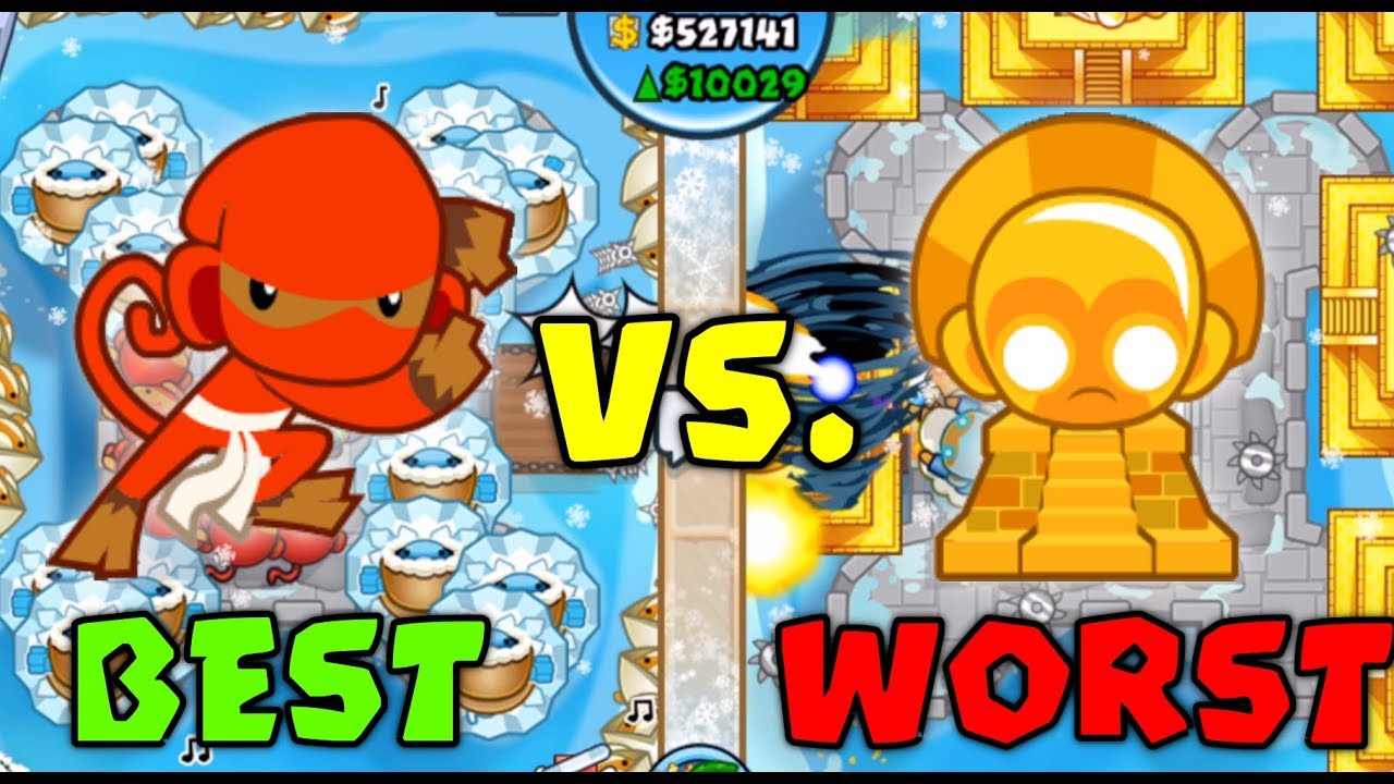 Crazy Late Game Using Ninja Vs Super Monkey Temples Bloons