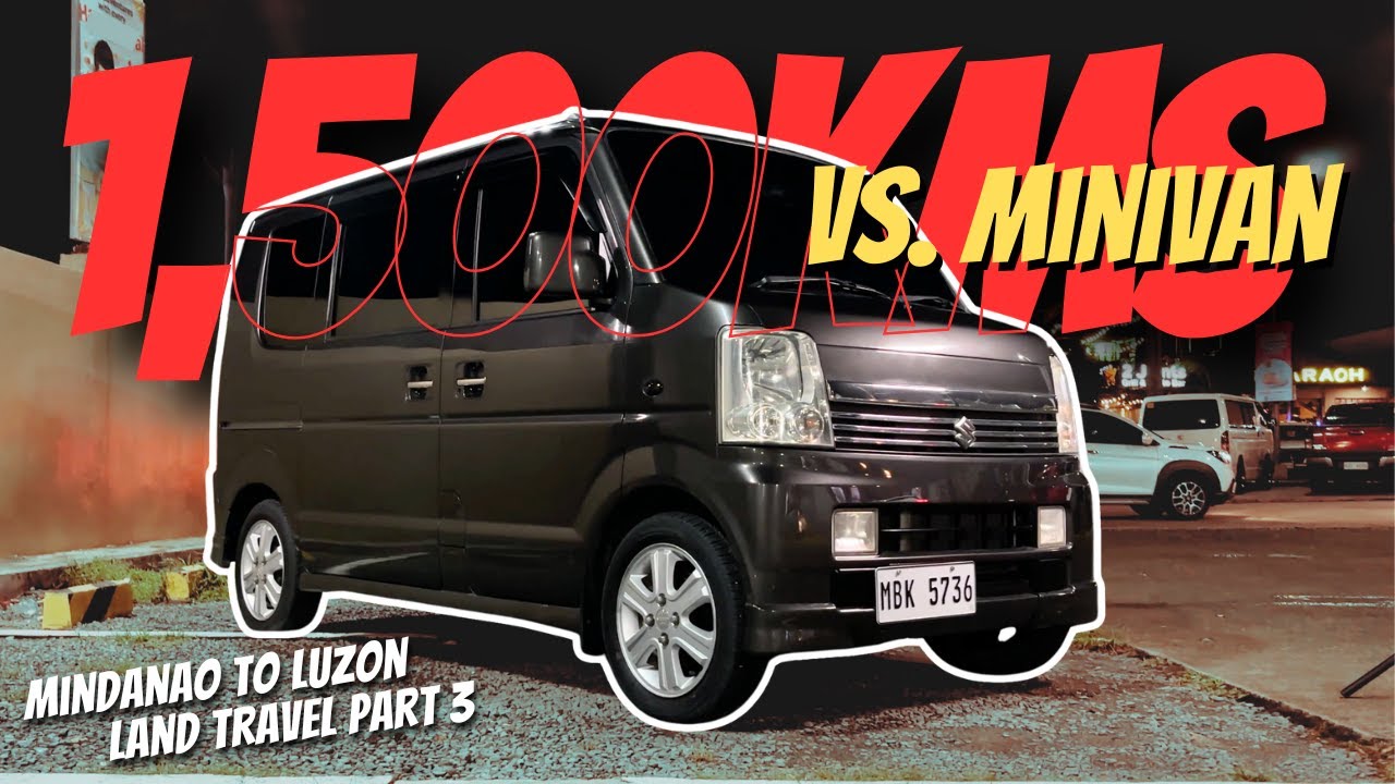 1500 KMS vs. Minivan (Mindanao to Luzon Land Travel Part 3) | DA64W 4WD Turbo