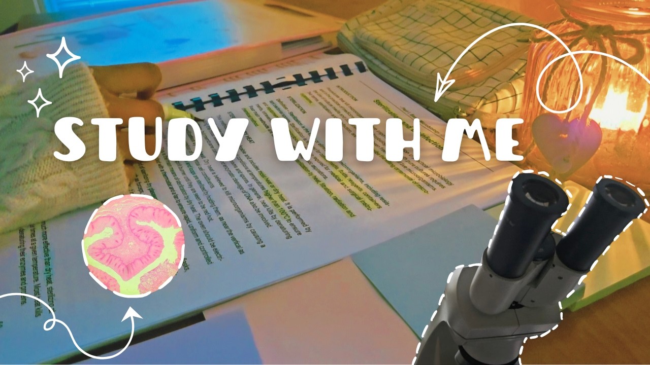 Aesthetic STUDY VLOG | Productive Daily Routine  𖥔˚ MED STUDENT