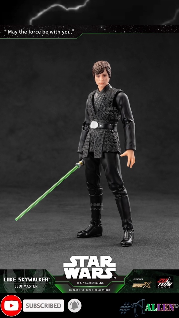 テレビ LUKE ZD Toys Luke Skywalker | #SHORTS by Allen Villacarlos - YouTube