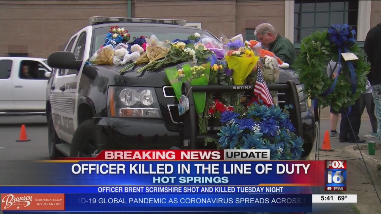 Police officer killed in line of duty - YouTube