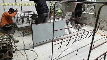 Chuồng heo nái sinh sản bằng sắt đặc, đẹp, giá rẻ!