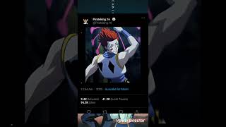 Biskey reaction says at the #hisoka #gon #kiliua #hunterxhunter #Biskey