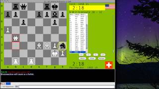 Blitz Chess Match on ICC with german commentary vs. toth (USA) screenshot 1