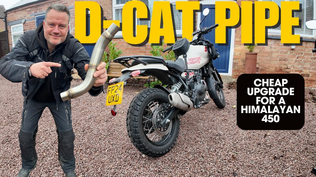 Royal Enfield Himalayan 450 Gets LOUDER!  D-Cat Link Pipe Install & Sound Test!