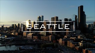 Seattle, Washington Golden Hours | 4K Drone Footage