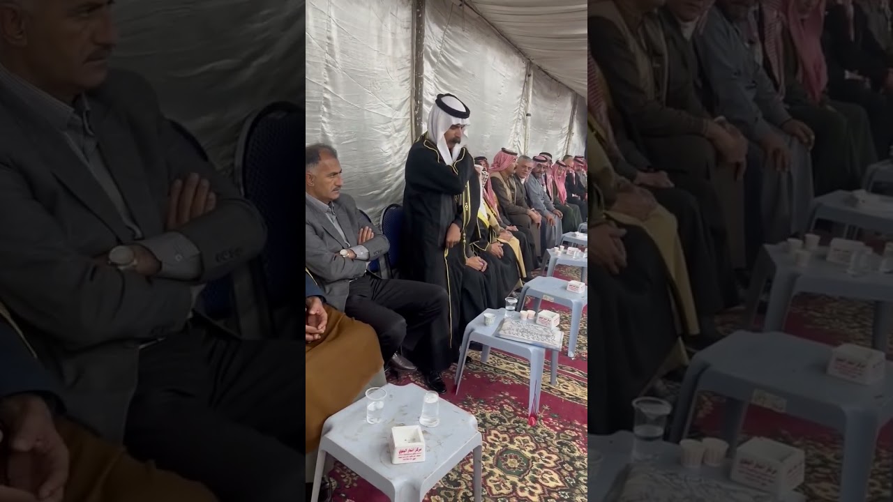 صلحه عشائريه حادث سير باص جامعة العلوم والتكنولوجيا عشيرة العدوان و عشيرة الآغا